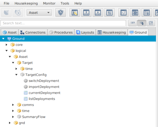 Mission explorer Ground tab