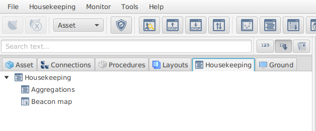 Mission explorer Housekeeping tab